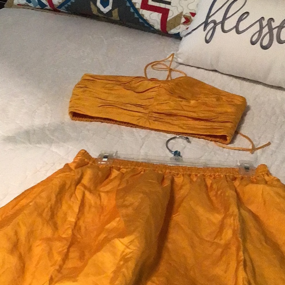 2 piece J Crew Collection textured skirt set